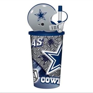 NFL Dallas Cowboys Coffee Tumbler with Helmet Lid